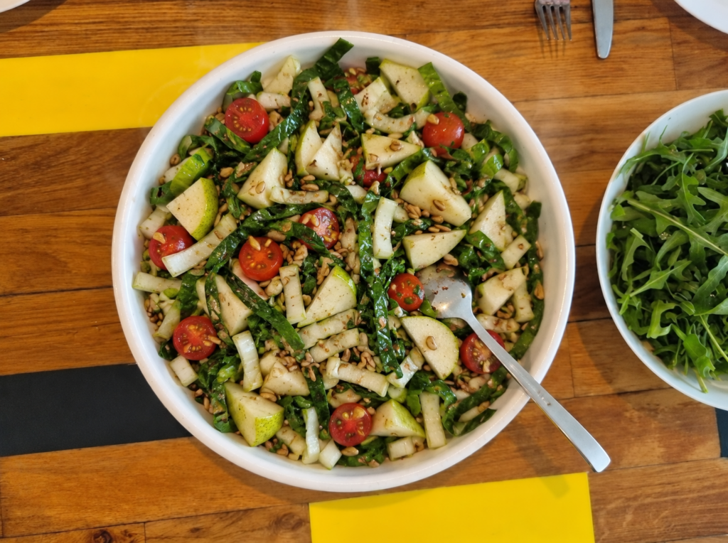 Paksoi peer salade